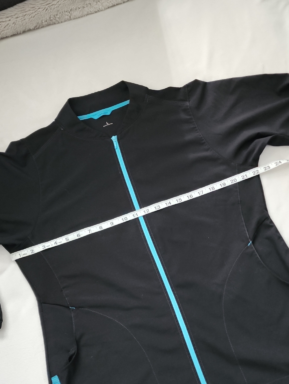 Carhartt Women's Black Utility Jacket with Bright Blue Trim - Picture 2 of 8